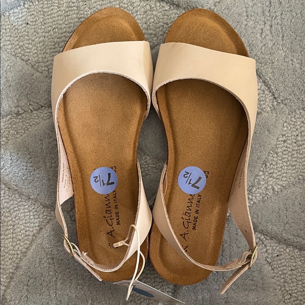 A. Giannetti Women's Tan Sandals 7.5 New